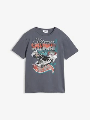 T-shirt Hot Wheels z czystej bawełny bonprix