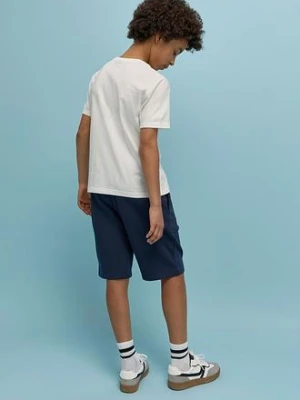 T-shirt i bermudy dresowe z czystej bawełny organicznej (komplet 2.-cz) bonprix