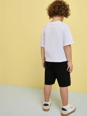 T-shirt i bermudy z dżerseju z miękkiej bawełny organicznej (komplet 2-cz.) bonprix