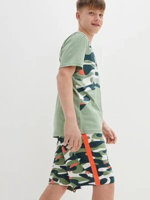 T-shirt i krótkie spodnie z bawełny 100% (2 cz.) bonprix