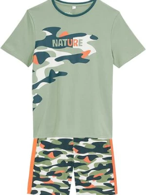 T-shirt i krótkie spodnie z bawełny 100% (2 cz.) bonprix