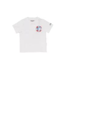 T-shirt i Polo z Logo Biały Saint Barth