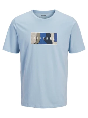 T-shirt JJ REBEL z czystej bawełny BonPrix niebieski