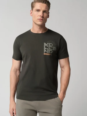T-shirt khaki T-RINE Volcano