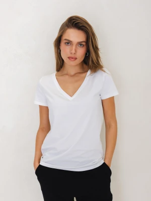 T-SHIRT KLARA BIAŁY L - Flawless