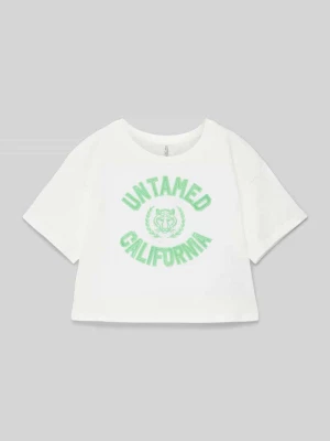 T-shirt krótki z nadrukowanym motywem model ‘VILLA’ Only