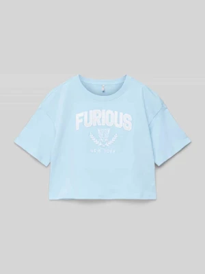 T-shirt krótki z nadrukowanym motywem model ‘VILLA’ Only