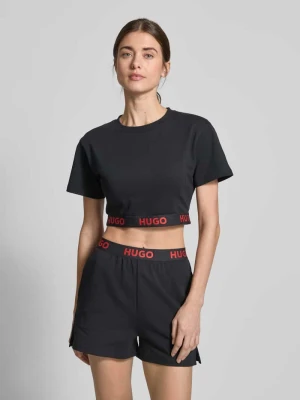T-shirt krótki z okrągłym dekoltem model ‘SPORTY’ HUGO
