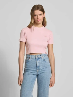 T-shirt krótki z prążkowaniem model ‘PLENTYWOOD’ Dickies