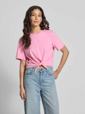 T-shirt krótki z wiązanym detalem Rich & Royal