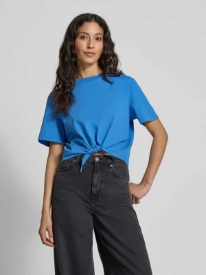 T-shirt krótki z wiązanym detalem Rich & Royal