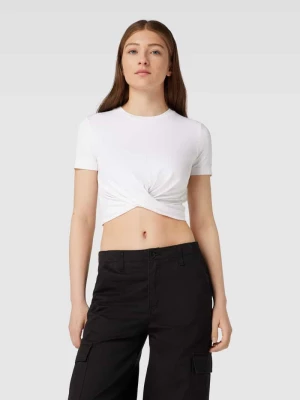 T-shirt krótki z wyhaftowanym logo Calvin Klein Jeans