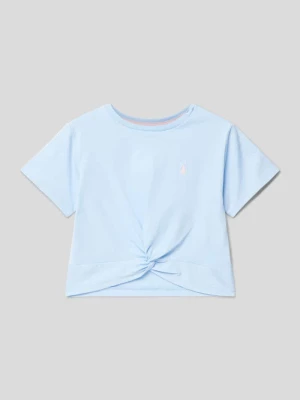 T-shirt krótki z wyhaftowanym logo Polo Ralph Lauren Teens