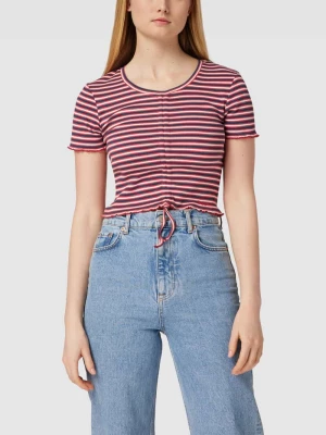 T-shirt krótki ze wzorem w paski model ‘CODY’ Pepe Jeans