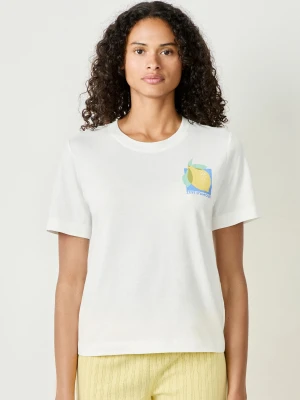 T-shirt manches courtes en coton 'un zest d'amour Etam