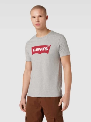 T-shirt melanżowy z nadrukiem z logo Levi's®