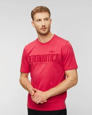 T-shirt męski Aeronautica Militare Różowy