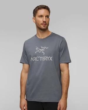 T-shirt Męski Arcteryx Arc Word Logo Ss M Jasnogranatowy