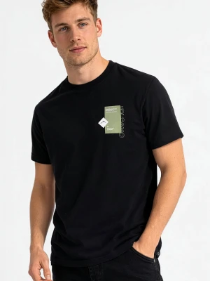 T-shirt męski, Comfort Fit, T-PATCH Volcano