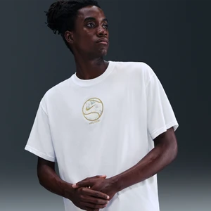 T-shirt męski do tenisa Dri-FIT Max90 NikeCourt - Biel