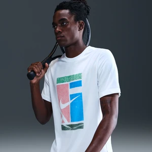 Zdjęcie produktu T-shirt męski do tenisa Dri-FIT NikeCourt - Biel