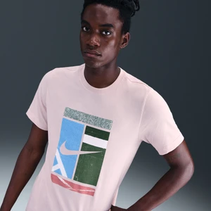 T-shirt męski do tenisa Dri-FIT NikeCourt - Różowy