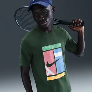 T-shirt męski do tenisa Dri-FIT NikeCourt - Zieleń
