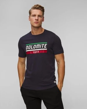 T-shirt Męski Dolomite Gardena Granatowy