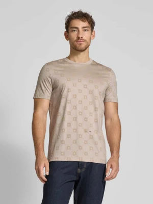 Zdjęcie produktu T-shirt męski JOOP! Collection;Czysta bawełna;Dopasowany fason;Model ‘Berno’;Okrągły dekolt ;Długość tyłu w rozmiarze M: 72 cm