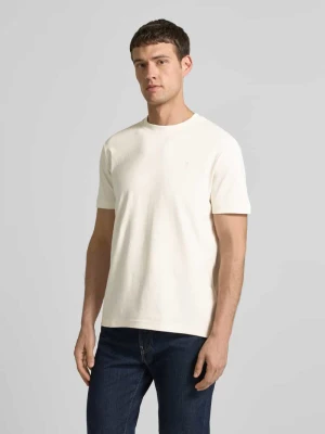 T-shirt męski JOOP! Collection;Czysta bawełna ekologiczna;Krój regular fit;Okrągły dekolt;Haft;Długość tyłu w rozmiarze M: 68 cm