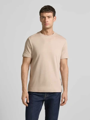 Zdjęcie produktu T-shirt męski JOOP! Collection;Czysta bawełna ekologiczna;Krój regular fit;Okrągły dekolt;Haft;Długość tyłu w rozmiarze M: 68 cm
