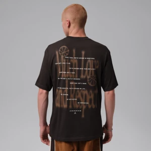 T-shirt męski Jordan Brooklyn - Brązowy