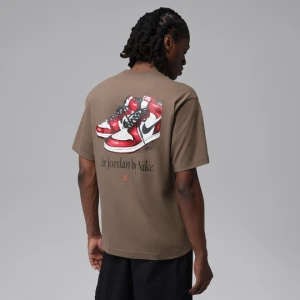 T-shirt męski Jordan Brooklyn - Brązowy