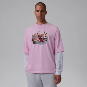 T-shirt męski Jordan Brooklyn - Różowy