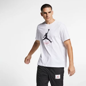 T-shirt męski Jordan Jumpman Flight - Biel