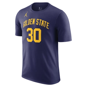 T-shirt męski Jordan NBA Golden State Warriors Statement Edition - Niebieski