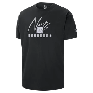 T-shirt męski Jordan NBA Max90 Brooklyn Nets Courtside Statement Edition - Czerń