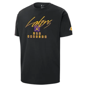 T-shirt męski Jordan NBA Max90 Los Angeles Lakers Courtside Statement Edition - Czerń
