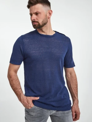 T-shirt męski lniany LIU JO