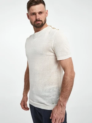 T-shirt męski lniany LIU JO
