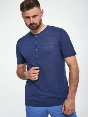 T-shirt męski lniany LIU JO