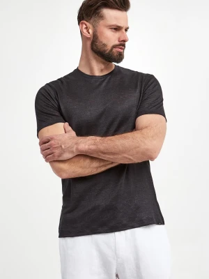 T-shirt męski lniany PAUL&SHARK