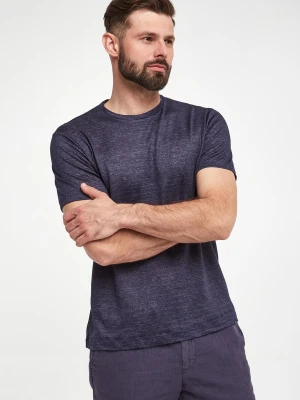 T-shirt męski lniany PAUL&SHARK