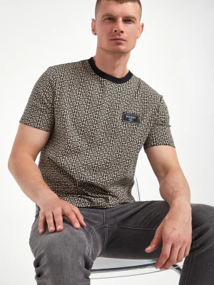 T-shirt męski logowany BALMAIN