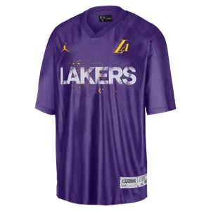 T-shirt męski Los Angeles Lakers Jordan Dri-FIT MVP - Fiolet