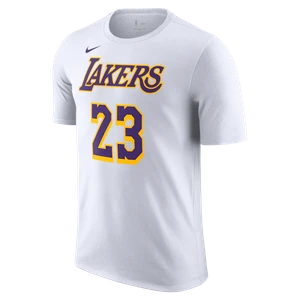 T-shirt męski Los Angeles Lakers Nike NBA - Biel