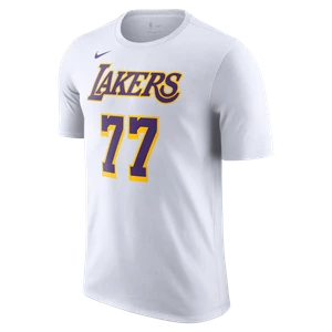 T-shirt męski Los Angeles Lakers Nike NBA - Biel