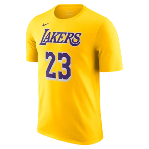 T-shirt męski Los Angeles Lakers Nike NBA - Żółty