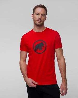 T-shirt Męski Mammut Core Czerwony