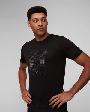 T-shirt męski merino Salewa Eagle Dotted Mountain Trainer